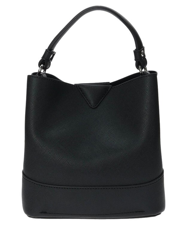 Green Parks ＯＴＯ．ＨＡ．両アオリポケットハンドバッグ Black