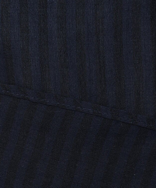 JOSEPH ABBOUD MOUNTAIN 【SPACE】エアリノバンドカラー シャツ ネイビー系1