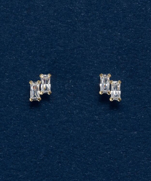 Phoebe 【K10】ツインバケットピアス　ゴールド ゴールド