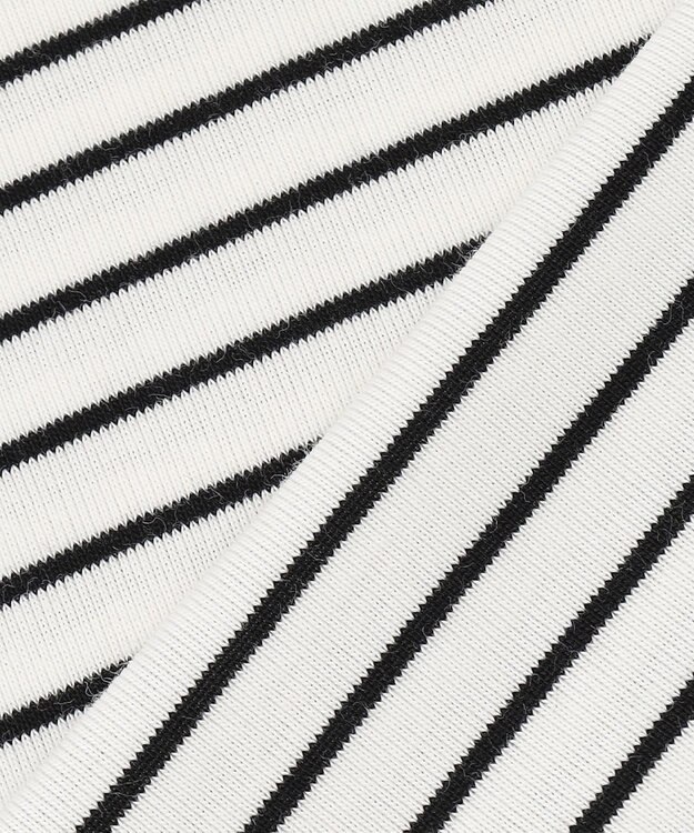 ANY L フライスワイドTシャツ ボーダー