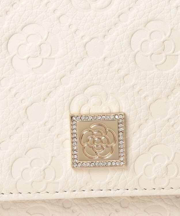 CLATHAS フリーズ BOX二つ折り財布 オフホワイト