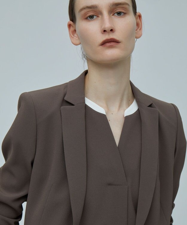 BEIGE， 【洗える】CINDY / テーラードジャケット Mocha