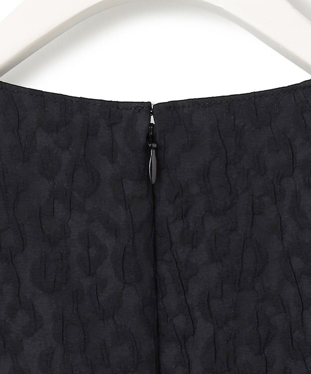 ICB 【洗える】パフィージャカード ブラウス ブラック系