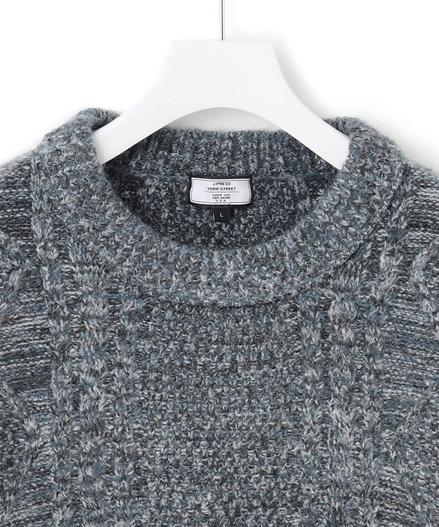 J.PRESS YORK STREET 【UNISEX】アランニット ブルー系5