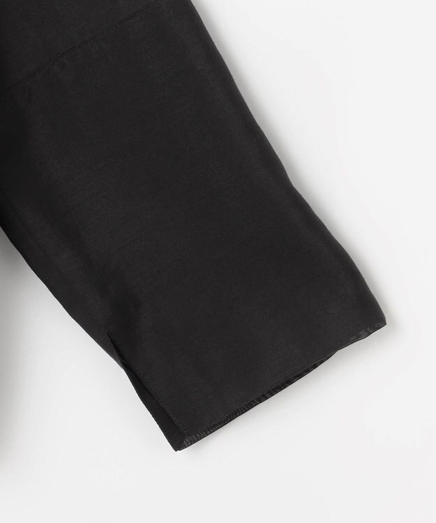 NAVE 【ReNAVE・洗える】シアーボイル ブラウス ブラック系