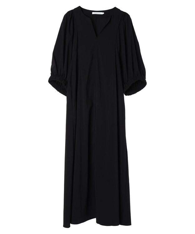 AMERICAN HOLIC 接触冷感スキッパーワンピース Black