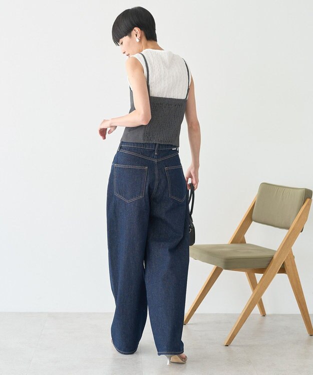 AMERICAN HOLIC 【2WAY】イージーケアフロントボタンビスチェ Gray Mixture