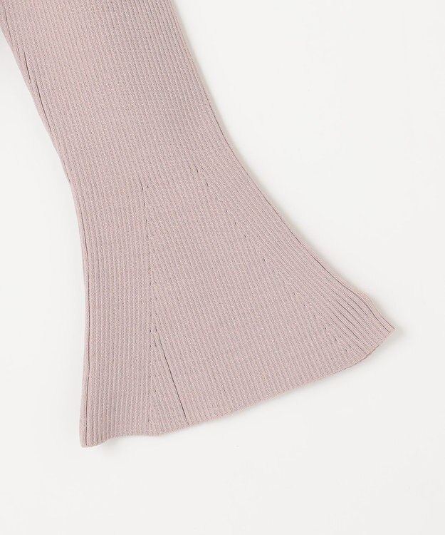 ANY SIS 【洗える】フレアースリーブ ニット ローズグレー