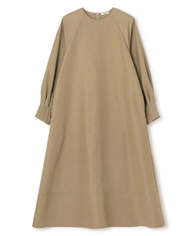 NAVE 【ReNAVE・セットアップ可/撥水加工/防シワ】ポリエステルタッサー ワンピース カーキ系