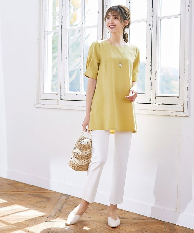 Tiaclasse 【安田美沙子さん着用・日本製】プレートリングネックレス シルバー×ゴールド