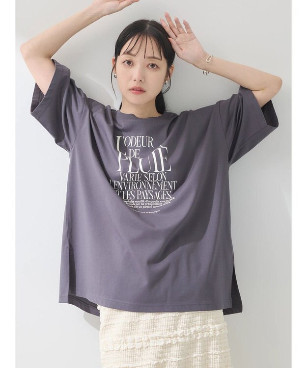 earth music&ecology Ｌ’ｏｄｅｕｒ　ルーズＴ Charcoal Gray