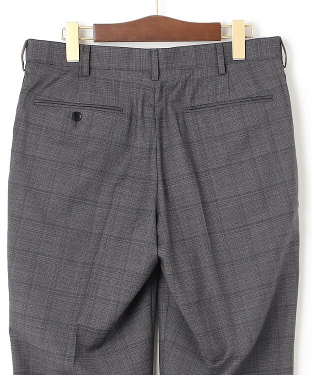 J.PRESS MEN 【J.PRESS MOVING】REDA 1865 メランジウィンドーペーン スラックス グレー系4