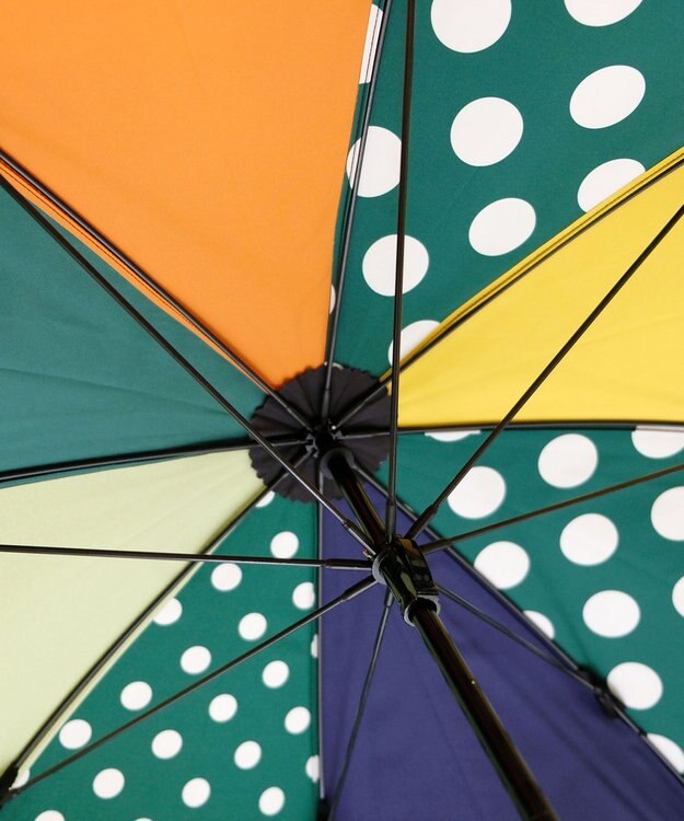 +RING 【2重張り】プラスリング UNISEX 雨傘（長）60cm GRN T1227 緑