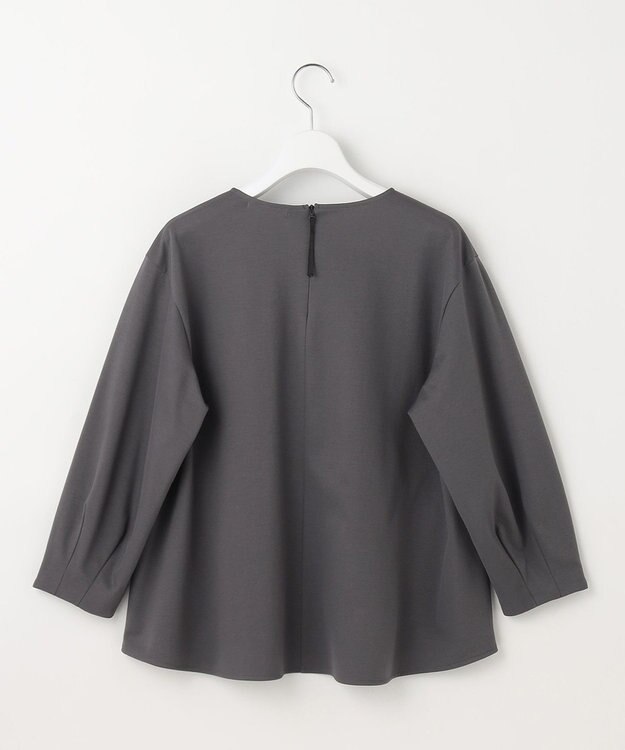 自由区 S クリアコットンポンチタックジャージ カットソー スレート