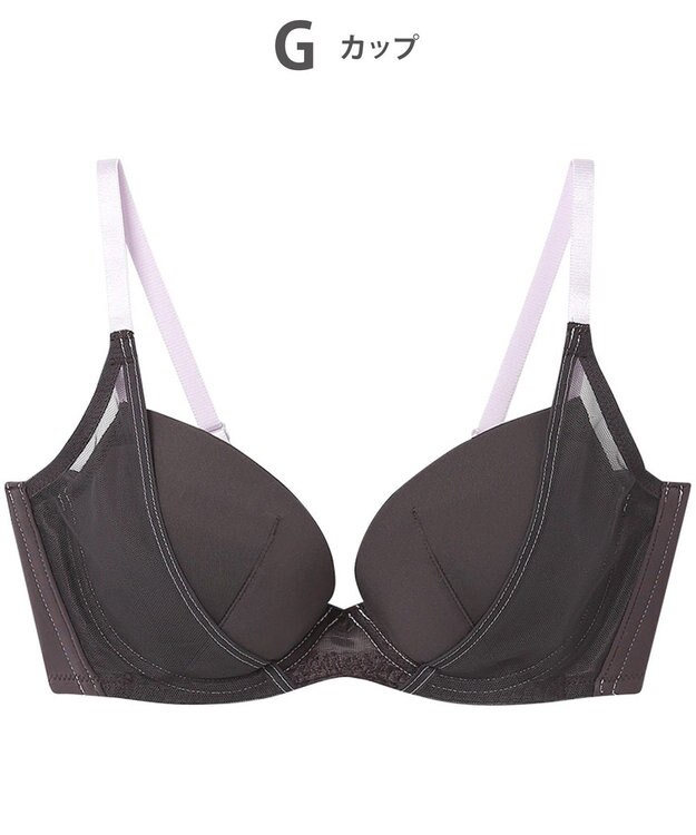 WACOAL WEB限定 ブラジャー 【ハグするブラ】 体温を感知してカラダになじむ 谷間メイク 脇高設計 Gカップまで対応 大きいサイズ レディース BMM700 /ワコール シナモンブラウン