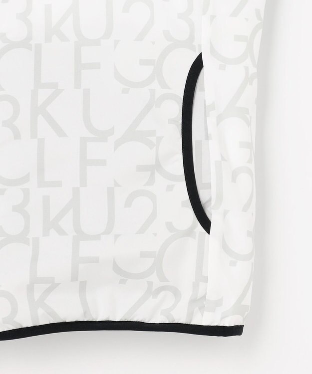 23区GOLF 【MEN】中綿リバーシブルベスト ライトグレー系