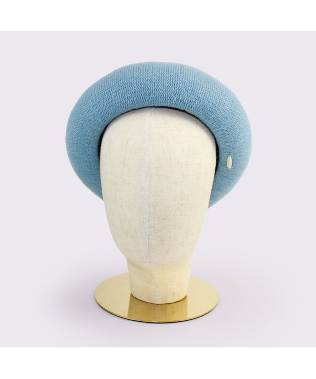 ATRENA 【日本製】カシミヤ混ベーシックベレー ブルーグレー