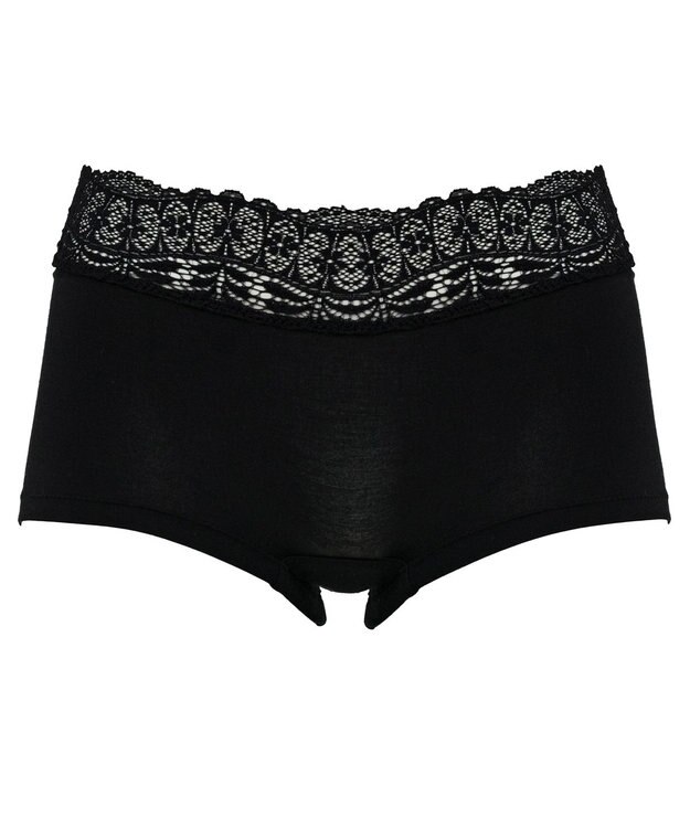 BRADELIS New York 【BRADELIS FIT】　モールドフィットスタイルショーツ 伸縮性のある柔らかい綿混素材で快適 ブラック