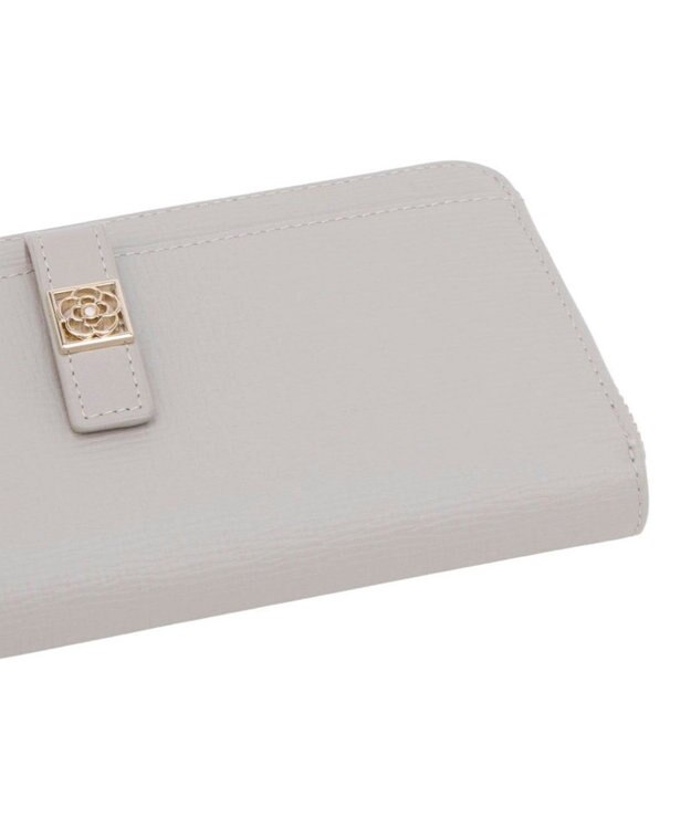 CLATHAS デフィ ラウンド長財布 ライトグレー