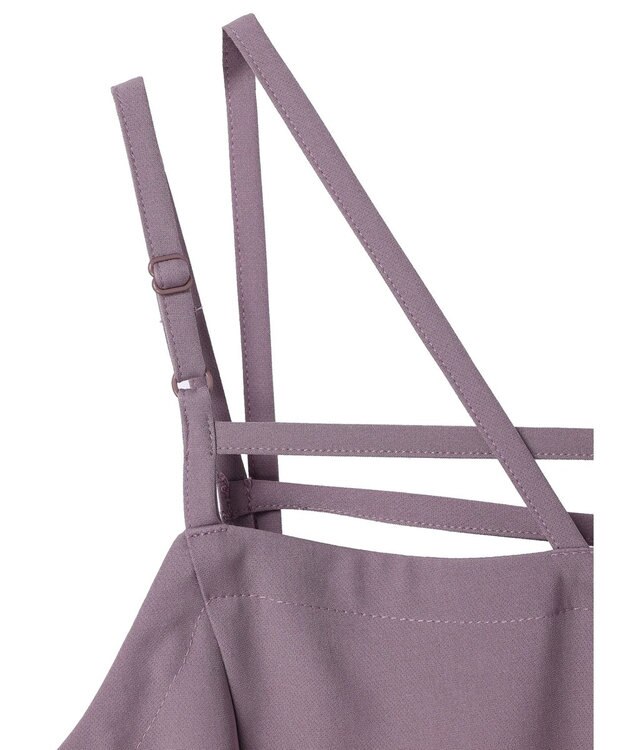 earth music&ecology ＳＥＴ２点シアーボレロ＋キャミワンピース Grayish Pink