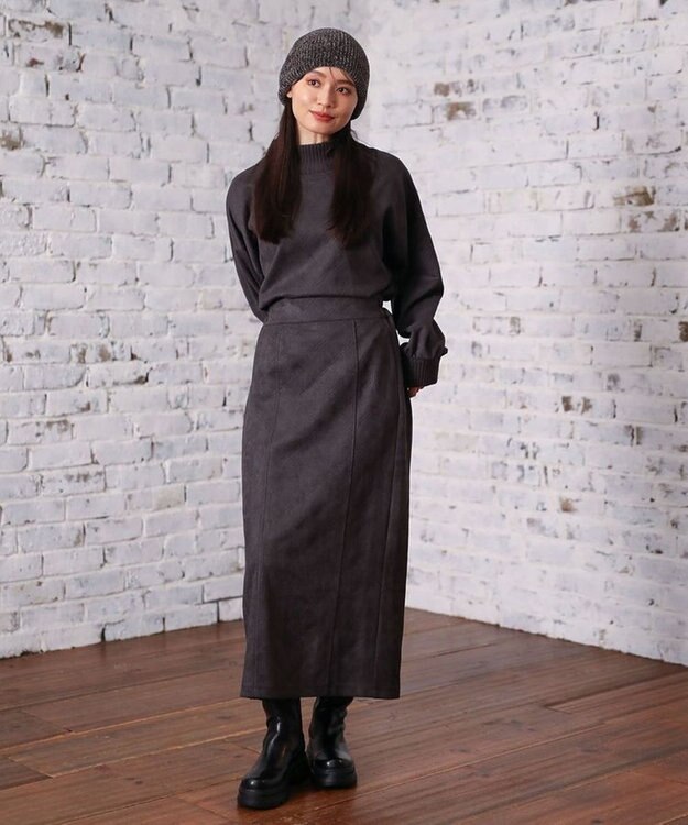 Green Parks ・ＥＬＥＮＣＡＲＥ　ＤＵＥ　エンボスプルオーバー Charcoal Gray