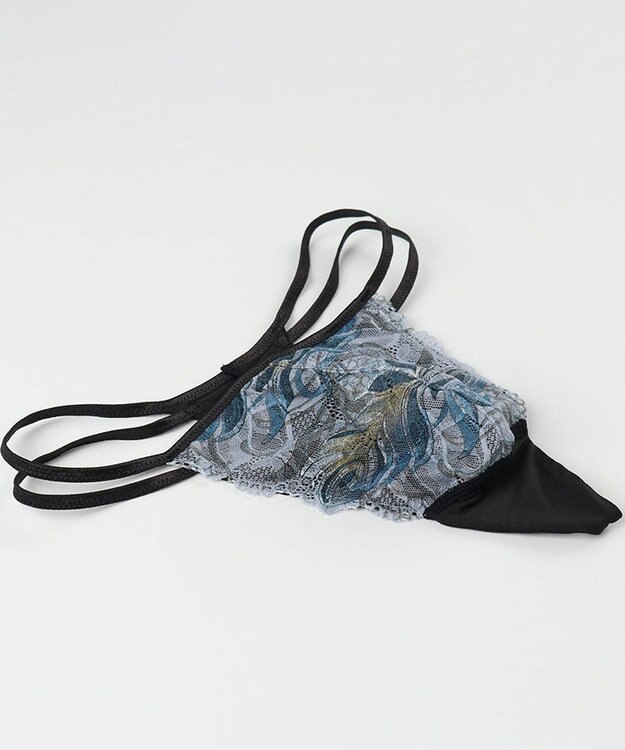 WACOAL MEN WACOAL MEN 【レースブリーフ】 Tバック ブリーフ 裏打ち付き(前身頃) 前閉じ レース 下着 メンズ WF1826 /ワコールメン グレー