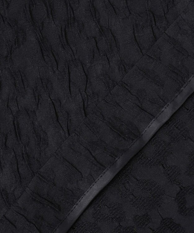 ICB 【洗える】パフィージャカード ブラウス ブラック系