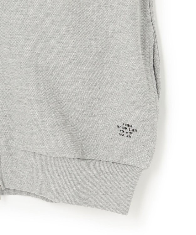 J.PRESS MEN フルジップパーカー ライトグレー系