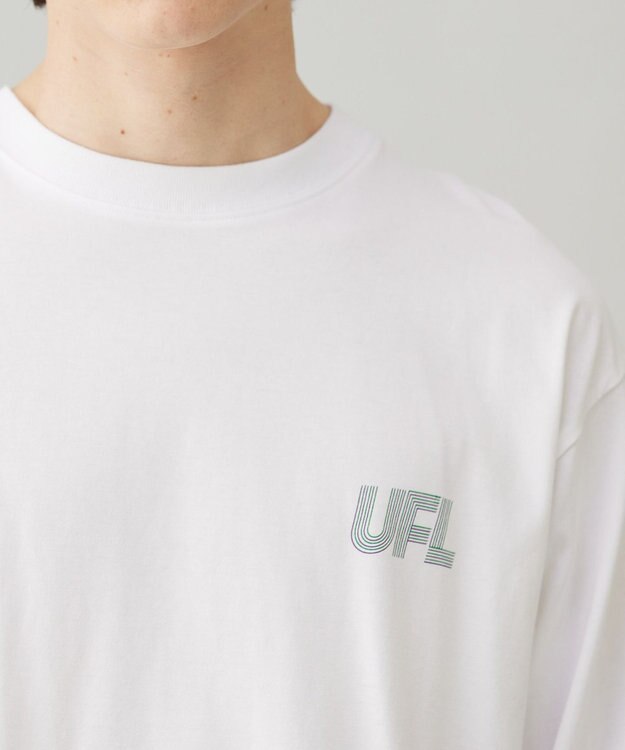 UNFILO MENS BASIC グラフィック ロンT ホワイト