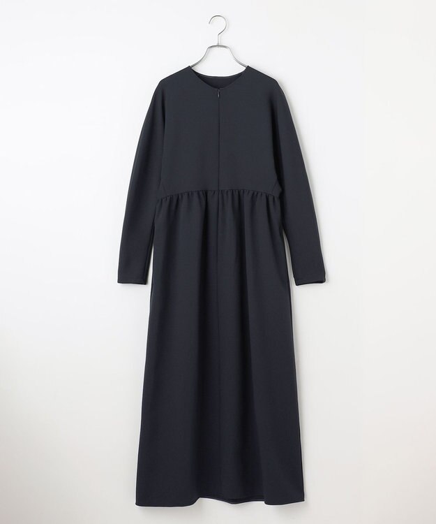 #Newans 【洗濯機可】オールシーンジップドレス ネイビー