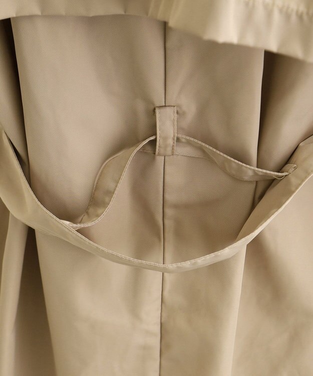 MOONBAT 【撥水】LIGNAGGIO ベルト付トレンチコート ベージュ