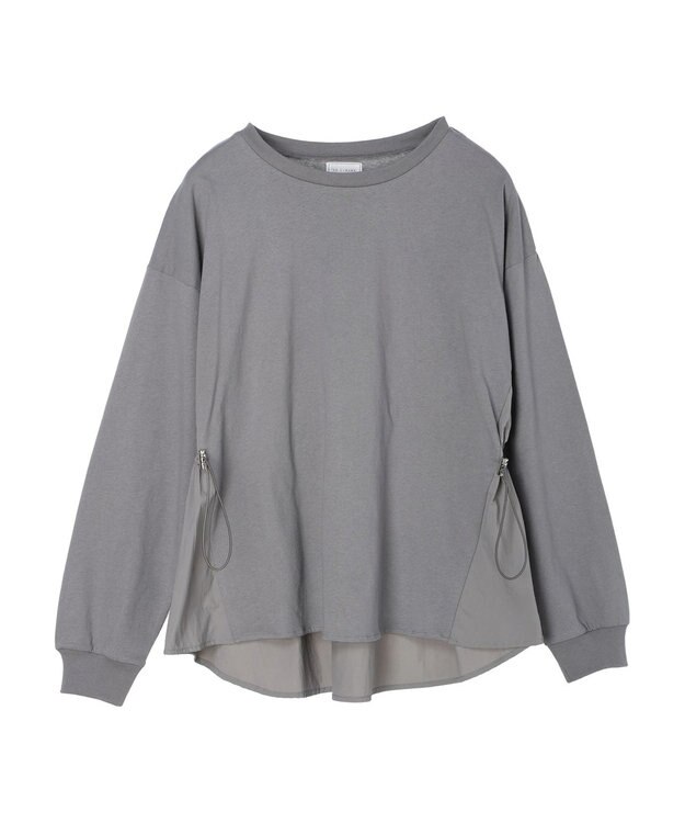 Green Parks ドロストドッキング長袖プルオーバー Gray