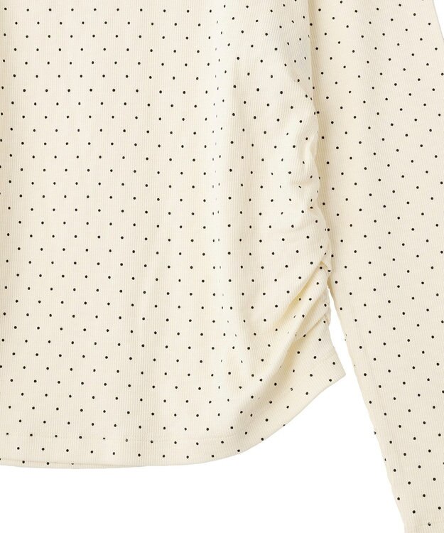 earth music&ecology サイドギャザープルオーバー Dot