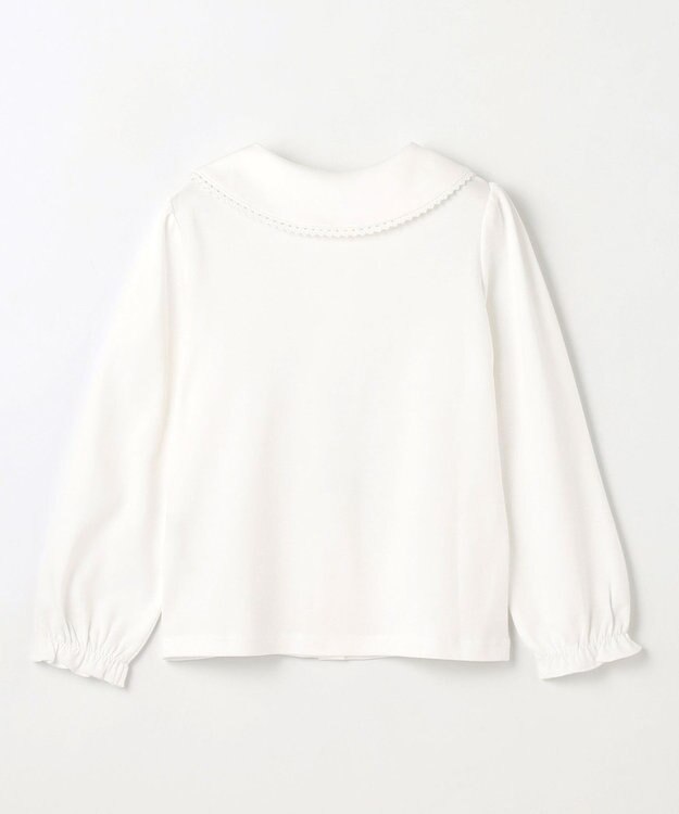 ANY KIDS 丸襟カットソーブラウス ホワイト