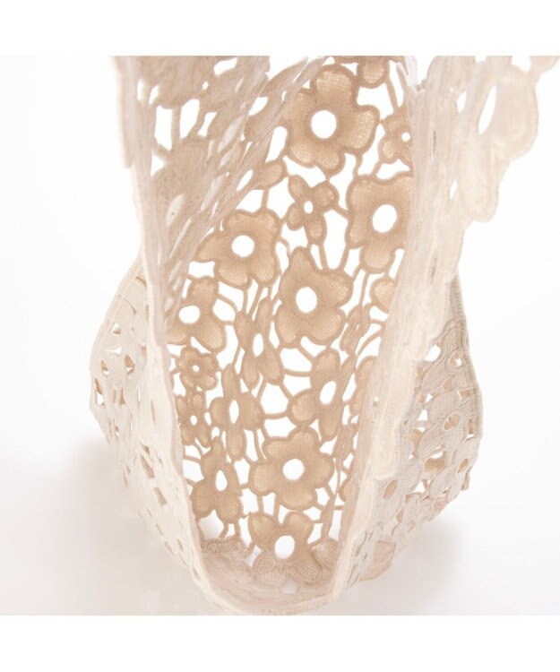 UNBILLION カシュカシュ cachecache / フラワーレースホーボー アイボリー