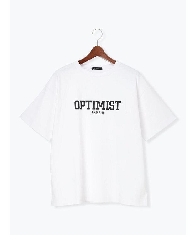 Te chichi シンプルロゴプリントBIGTシャツ《2026 SUMMER LOOK item》 オフホワイト
