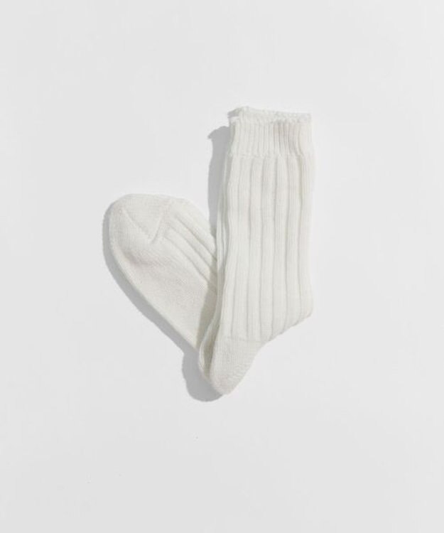LENO NEW SOCKS [UNISEX] IVORY WHITE