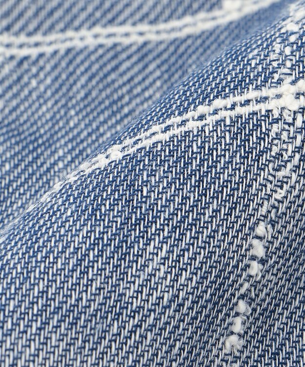 JOSEPH ABBOUD 【イタリア製】スラブチェックジャガード ストール ネイビー系4