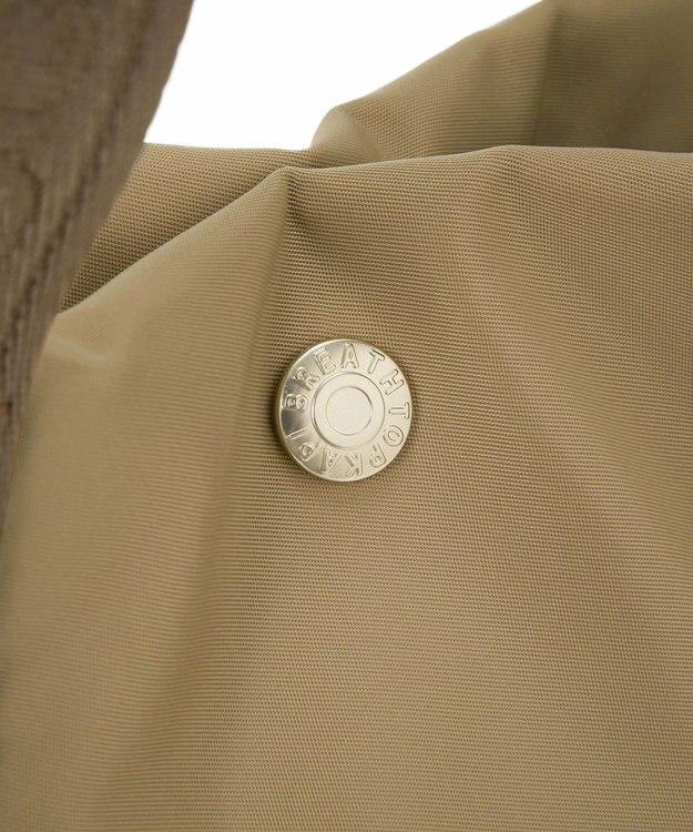 TOPKAPI 【Breath TOPKAPI】ナイロン ロゴテープ 2way ハンドル トートバッグ ベージュ