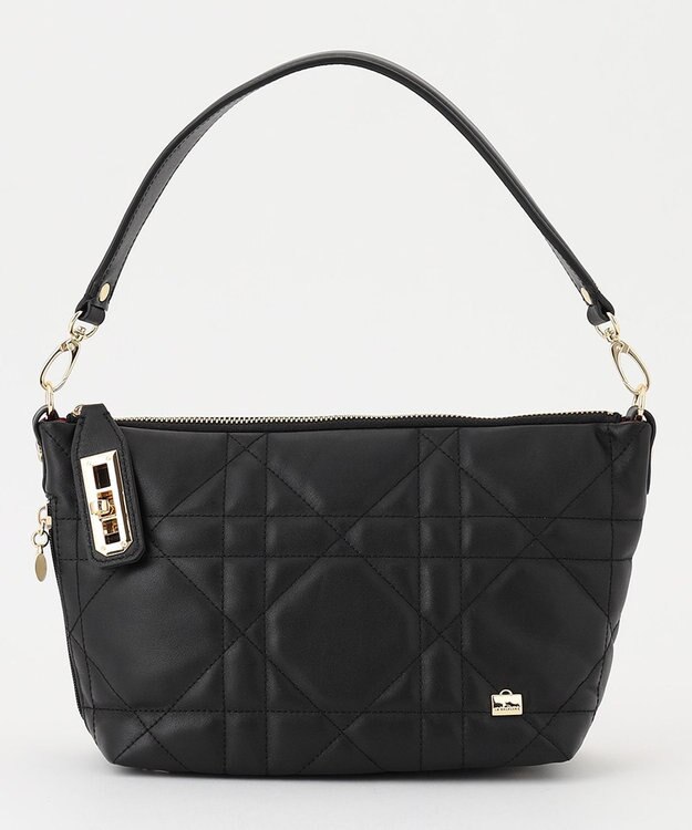 LA BAGAGERIE シープキルティング　2WAYショルダー ブラック