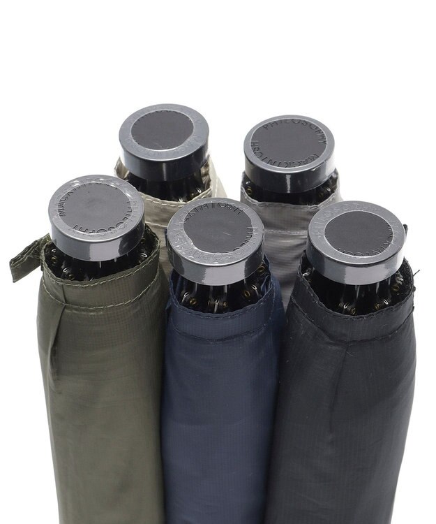 MOONBAT 【Begin12月号掲載/大きめ】マッキントッシュ フィロソフィー 折りたたみ傘 Barbrella 超軽量 約125g 無地 60cm ネイビーブルー