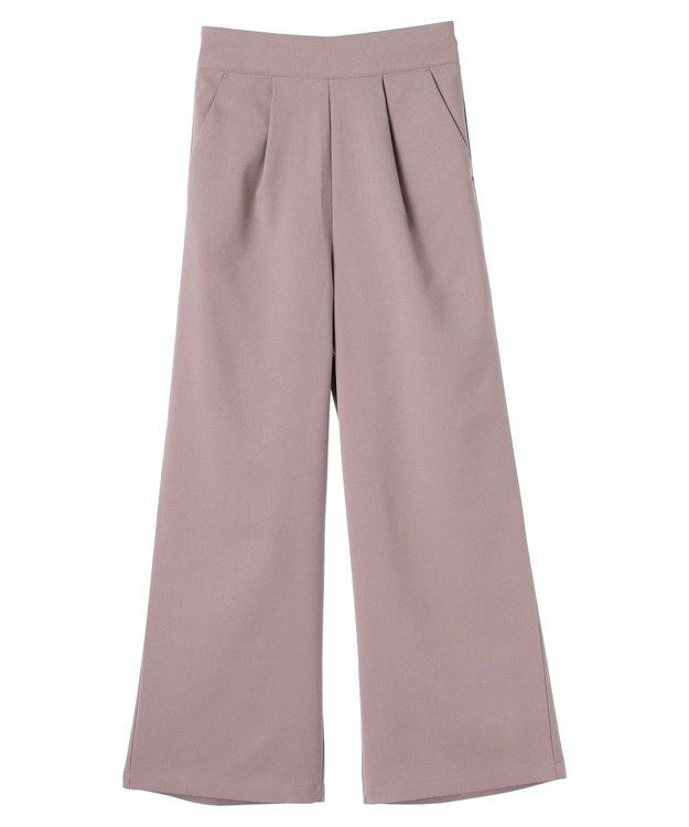 earth music&ecology リラックスワイドパンツ Pink Beige