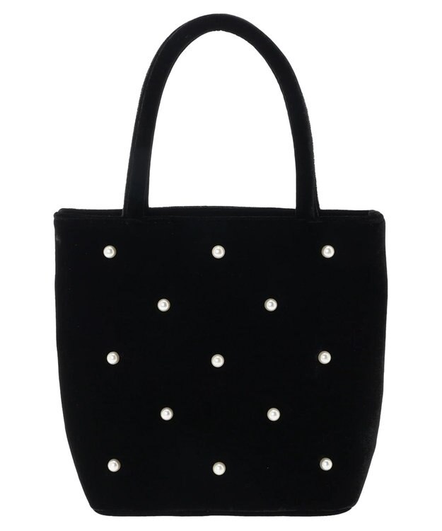 Green Parks ・ＴＯＲＣＨ　パールベロアバッグ Black