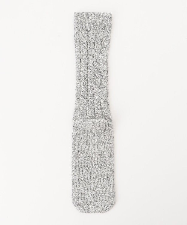 JOSEPH ABBOUD MOUNTAIN 【SPACE】OGコットンケーブル  ソックス アイボリー系