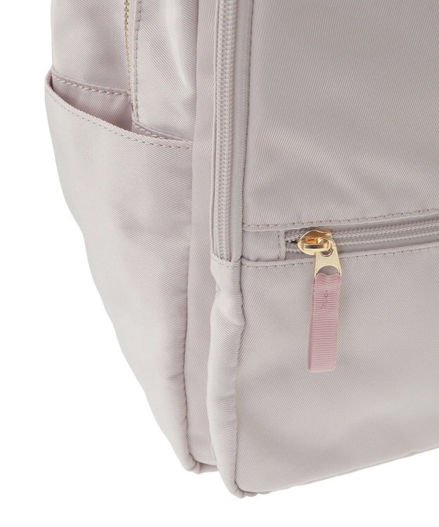 Maison de FLEUR 撥水加工ポケットリボンリュック Grayish Pink