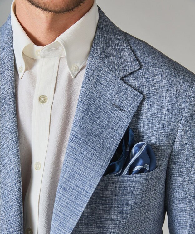 GOTAIRIKU とにかく涼しい/酷暑対応【シワになりにくい/吸水速乾】クールマックスサッカーシャツ ホワイト系