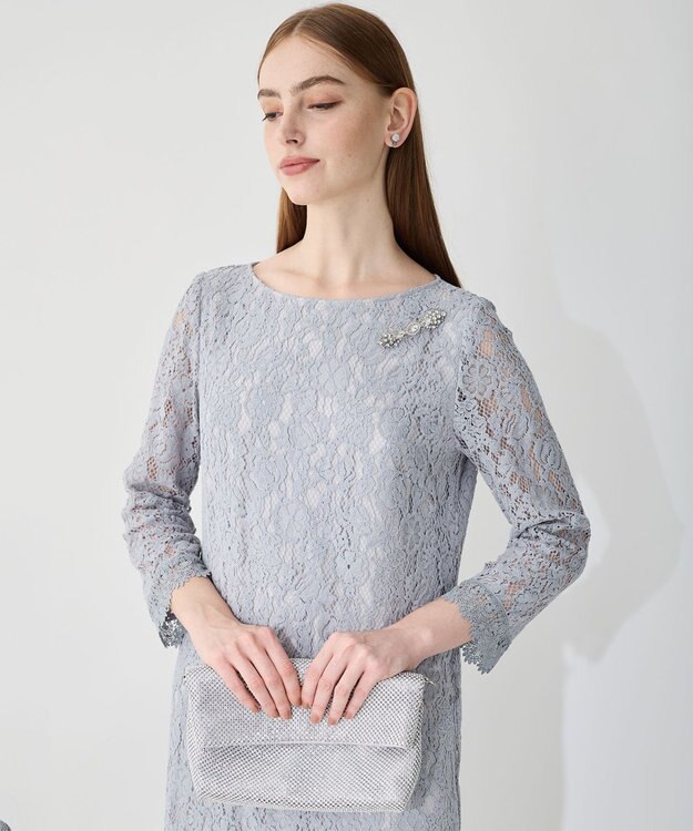 23区 【APPLAUDIR】ワイドビジュー ブローチ シルバー系