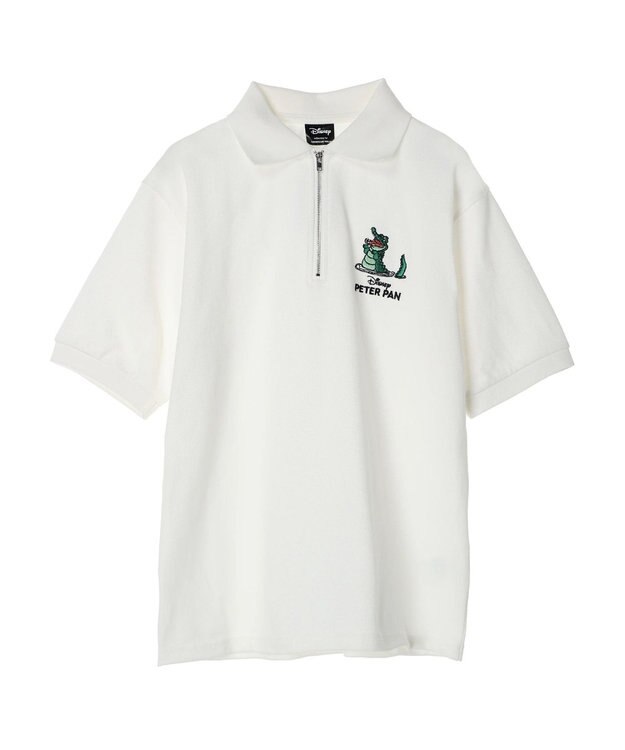 AMERICAN HOLIC ハーフジップポロシャツ／Ｐｅｔｅｒ　Ｐａｎ Off White