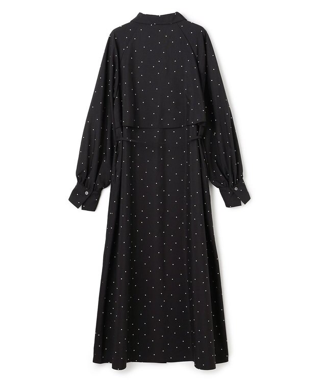 UNFILO L フライヨーク ワンピース ブラックドット