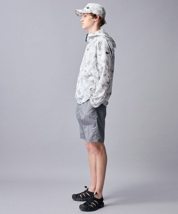 JOSEPH ABBOUD MOUNTAIN 【ストレッチ/軽量/ECO撥水/ポケッタブル】エンボスストレッチ パーカー ライトグレー系5